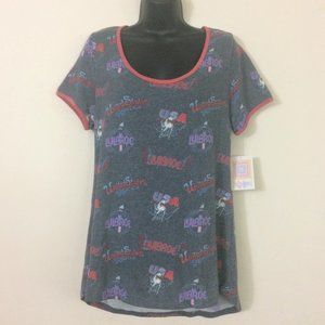 LuLaRoe Irma Unicorn USA Americana Tunic Top M